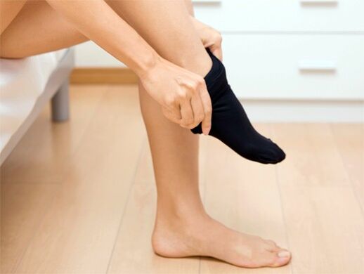 čiste nogavice pri zdravljenju glivic na koži stopal